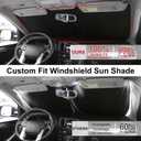 Windshield Sun Shade Custom Fit 2019-2024 2025 2026 Subaru Forester Accessories(Crossover, Base, Premium, Sport, Limited) Front Sunshade Window Shade Keep Car Interior Cool