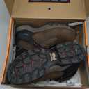 Timberland PRO womens Hypercharge 6 Inch Composite Safety Toe Waterproof Industrial Work Boot (8 Wide, Brown/Purple-2024 New)