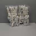 Winlyn 12 Pcs Christmas Artificial Pine Branches Glitter Pine Needles with Pinecone and Berries Christmas Floral Picks 14.2" for Christmas Tree Wreaths Centerpieces Holiday Decorations