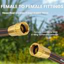 Giraffe Tools Leader Hose 6ft x 5/8", Short Water Hose for Hose Reel Connecting, Lightweight, Flexible with Female Female Fittings
