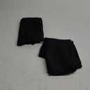 RYB HOME RV Camper Curtains 24 inches Length - Blackout Insualting Privacy Curtains for Basement Cafe Cabinet Tiers Drapes, 34 Width x 24 Length, 2 Panels, Black