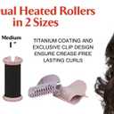 Remington Pro Hair Setter Hot Rollers, Curlers With Thermaluxe Advanced Thermal Technology