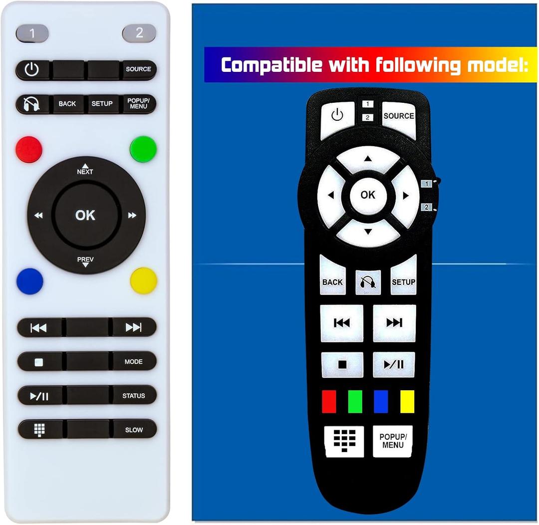 Replacement Remote Control for Chrysler 2015 2014 2013 2007 2016 2017 2018 2019 Town and Country Headphones Uconnect DVD Entertainment KIT System