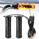 JERBOR ATV Heated Handlebar Grips, 12V 3 Heat Settings Waterproof Heated Handbar Warmers Fit for 7/8" ATV Handlebars