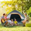 Camping Tent 2-4 Person, Waterproof Windproof Tent with Rainfly Easy Set up-Portable Dome Tents for Camping