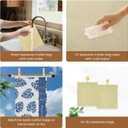 2 Pack Beeswax Bread Bags for Sourdough,Reusable Bread Bag for Homemade Sourdough,Food Grade Cotton Beeswax Bags,Large Capacity and Portable,Washable,Refrigerable,Gifts for Bakers (Zipper) (Leaf pattern)