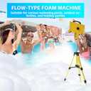 Jet Foam Machine for Party, Party Foam Machine with Telescopic Support, Foam Cannon for Garden, Pool, Indoor, Birthdays, Celebrations, and Backyard Events