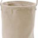 Rothco Canvas Water Bucket - Durable and Portable Container for Carrying Water, Tools, and Supplies. (Medium, Natural)