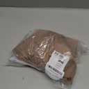 RYB HOME Sightlight Door Window Curtains, Privacy Half Window Curtains Thermal Insulate Covering for Patio/Glass/Front Door, 12 inch x 40 inches, Mocha, 1 Panel