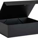 Extra Large Black Gift Box 16.5x14x5.5 Inches,Gift Boxs for Presents with Lid Magnetic Closure Collapsible,Groomsman Proposal Box,Birthday, Christmas,for Clothes and Large Gifts