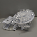 Simple Deluxe Clip Fan, 6-Inch Grow Tent Fan, Monkey Fan, Adjustable 90 Angles, 15W, 2-Speeds Control, 1 Pack (White)