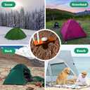 Eurmax USA 10-Pack Secure Protection Galvanized Tent Stakes,Rust-Proof Steel Canopy Anchors for High Winds,Heavy Duty Commercial Ground Pegs for Camping,Pop Up Tents&Gazebos - Includes 4x10ft Ropes