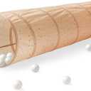 3 Sprouts Kids Play Tunnel - Pop Up Collapsible Tunnels with Recycled Fabric - Fun Crawling Tunnel for Toddler, Baby, Children to Crawl Through, Gross Motor Toy for Indoor Play - Terrazzo Clay