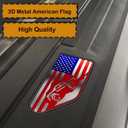 Bed Rail Stake Pocket Covers for GMC Chevy Silverado/GMC Sierra 1500(2019-2024 2025 2026), GMC Sierra 3500HD(2020 2021 2022 2023)/2500, Truck Caps Rear Holes Plugs Covers (Car(Red/Blue))