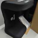 Diono Airi Lightweight High Back Booster Seat, Foldable Travel Friendly, Slim 3-Across Fit, 40–100 lbs/43–57 in, Frontal Impact Protection, Black, Mfg Date: 04/2026