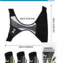 2PCS Ankle Brace Compression Support Stabilizer Lace-Up Sports Basketball nkle Stabilizer with Straps Men Women Adjustable Foot Ankle Orthopedic Compression Sleeve for Plantar Fasciitis Relief,Tendonitis,Sprained