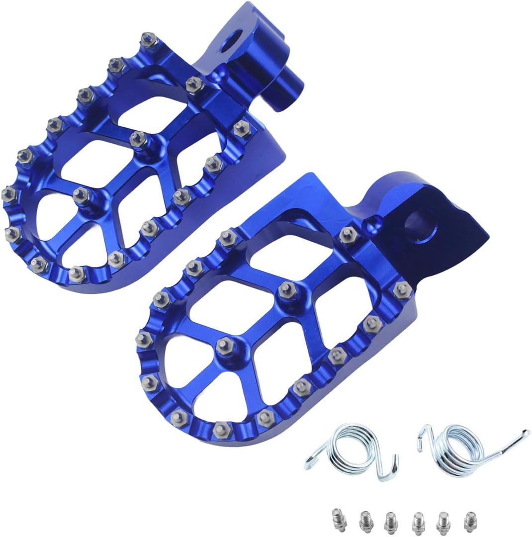 Motorcycle CNC Foot Pegs Rests Footpegs For YZ65 18-21 YZ85 02-21 YZ125 97-21 YZ250 98-21 YZ250F 01-21 YZ426F 00-02 YZ450F 03-21 YZ125X 17-21 YZ250X 16-21 Dirt Pit Bike