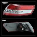 Rear Tail Light Brake Lamp Passenger Right Side Compatible with Toyota Camry 2010-2011 (Submodel: Base, LE, SE, XLE)