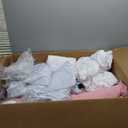 6 Pack Teepee Tent for Kids [Thickened] with Light String and Inflatable Airbed, Slumber Party Tents, Sleepover Tents Party for Girls Boys Indoor Outdoor (White)