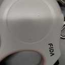 Fida Retractable Dog Leash, 16 ft Dog Walking Leash for Medium Dogs up to 44lbs, Tangle Free, White & Pink