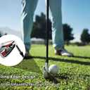 MAZEL Golf Individual Iron 3 Golf Iron with Steel Shafts for Right Handed Golfers, Right, Graphite, Black Red, Regular, 3 Iron