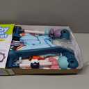 dearlomum Baby Play Mat Gym, Funny Play Piano Tummy Time Activity Mat with 5 Infant Sensory Toys, Music and Lights, Boy & Girl Gifts for Newborns 0 to 3 6 9 12 Months (Blue)