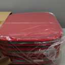 GORILLA GRIP Slip Resistant Chair Cushions, No Ties Required, Set of 6 Memory Foam Pads for Dining Room, Kitchen Table, Office, Rocking Chairs, Plush Seat Cover Cushion Pad, Home Decor, 16x16, Wine