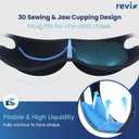 REVIX Wisdom Teeth Ice Pack Head Wrap with 3D Sewing Jaw Ice Pack for Face Oral Surgery Pain Relief for TMJ, Tooth Extraction & Teeth Removed, Extra Snug Fit with 4 Hot Cold Gel Packs Reusable, Black