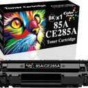 ColorPrint Compatible CE285A Toner Cartridge Replacement for Hp 85A 285A for Pro P1102w P1102 1102w M1217nfw M1212nf MFP P1102whp P1100 M1132 M1210 M1130 Printer (1-Pack, Black)