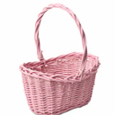 Core Home Woven Basket - Pink, 1 ct