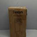 TomCare Garden Hose Holder Heavy Duty Water Hose Holder Holds 160 FT Hoses 4 Spikes Hose Reel with 2 Tool Hooks Freestanding Hose Hanger Sturdy Hose Storage Stand for Outside Yard Lawn, Black