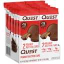 Quest Nutrition Peanut Butter Cups, 11g Protein, 1g Sugar, Low Carb, Gluten Free, Keto Friendly, 12 Count