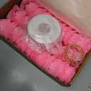 36 PCS Glitter Roses Bouquet Kit, Pink Sparkling Flower Arrangement with Stems, Butterflies, Crown, Wrapping Paper, Card, Ribbon for Wedding, Graduate, Birthday, DIY Crafts