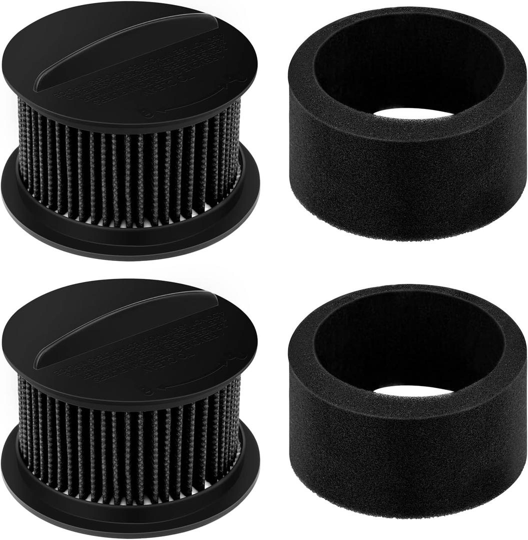 2 Pack 32R9 Replacement Filters for Bissell PowerForce PowerGroom for Cleanview Helix Turbo Inner & Outer Vacuum Cleaner Filter Set, Replace Part 203-7913, Model 1240, Not for Style 9 Filter