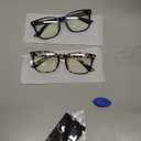 livho High Tech Blue Light Glasses - Advanced 99% Blue Light Blocking Computer Glasses - Anti Eyestrain & UV Glare Protection (*B2 Matte Black+leopard)