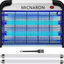 Indoor Electric Bug Zapper, 2800V Powerful Flying Insect Mosquito Killer w/ 20W Blue Light Attract, Plug-in Pest Control Machine for Moth, Fruit Fly, Fungus Gnat, Garage Bug Catcher/Eliminator/Trap