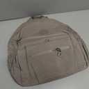 Mini Backpack Purse for Women,Small Nylon backpacks for Ladies Backpacks Women Anti Theft Travel Bag (A-Khaki)