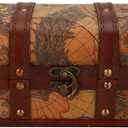 Vintage Boxes, Wooden Box Jewelry Storage Case Handmade Treasure Chest Storage Box Vintage Wood Box Vintage Style Wooden Box Decoration Wood Storage Organizer for Jewelry Ornaments