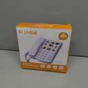 Uvital Big Button Phone for Seniors, Corded Landline Phone with 9 One-Touch Dialing Big Buttons, Hands-Free Calling, Loud Ringer, Easy to Use for Visually Impaired Telephone for Seniors