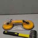 Floor Gap Fixer Tool for Laminate Floor Gap Repair Include Suction Cup and Mallet (Can't use on scraped surface floor)