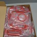 23PCS Full Set Interior Decoration Trim Kit for Jeep Wrangler JL JLU Gladiator JT 2018-2023 Steering Wheel Door Handle Air Conditioning Vent Cup Holder Reading Light Headlight Switch Gear Cover (Red)