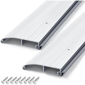 Tandefio 2 Pcs 3-1/2" X 5/8" X 36" Outswing Door Threshold, Silver