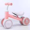 Colorful Lighting Baby Balance Bike for 1 Year Old Boys Girls 12-24 Month Toddler Balance Bike, 4 Wheels Toddler First Bike, 10-36 Month First Birthday Gifts Toys