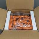 Utensil Holder for Kitchen Counter, Large Cast Iron Vintage Pumpkin Pattern Utensil Holder Cooking Tools Organizer Storage Crock, Orange