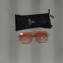 FEISEDY Retro Square Aviator Sunglasses Women Men 70s Vintage Trendy Plastic Frame Sun Glasses B2835