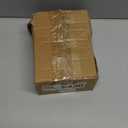 Glass Taper Candle Holders Set of 6 Clear Crystal Candle Holders for Candlesticks, Elegant Candlestick Holders for Table Centerpiece Wedding Party Christmas Thanksgiving Festival (Transparent)