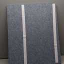 Felt Wall Poster, 23"x15" Photo Board, with 1 Box of 20 Push Pins (Random Color) for Classroom Dorm Wall Decor - Beige
