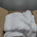 Bedsure Comforter Duvet Insert - Quilted Comforters Queen Size, All Season Duvet, GentleSoft Down Alternative Bedding Blanket, with 8 Tabs, Gifts for Women/Men, White, Queen 88 x 88 Inches