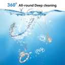 BCOM Retainer Cleaner,Jewelry Cleaner Ultrasonic Machine 46kHz, Jewelry&Retainer Cleaner 2-in-1 Portable Dental Cleaning Pod Deep Clean for Retainer,Mouth Guard,Ring,Jewelry, in 5 Mins Mon'day Gift