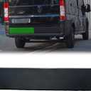 Rear Door Trim Back Door Molding Panel Trim Exterior Barn Door Plastic Trim Cover Fits for Ram Promaster 1500 2500 3500 Cargo Van 2019 2020 2021 2022 2023 2024 1ZT57JXWAB (Left Side, Black)